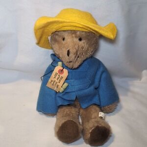 Vintage 1975 Paddington Bear Darkest Peru To London England Eden Toys 14" Plush